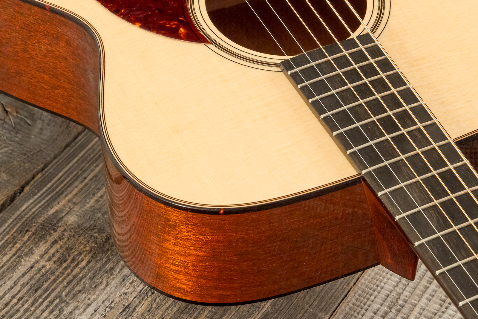 Collings Om1t Traditional Orchestra Model Epicea Acajou Eb #35214 - Natural High Gloss - Folk gitaar - Variation 4