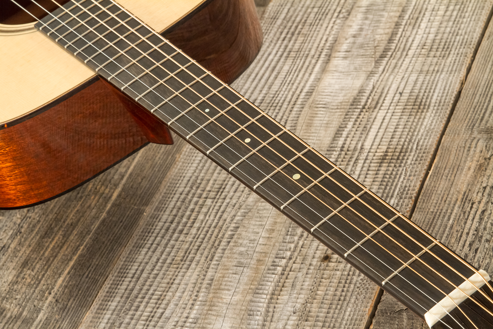 Collings Om1t Traditional Orchestra Model Epicea Acajou Eb #35214 - Natural High Gloss - Folk gitaar - Variation 5