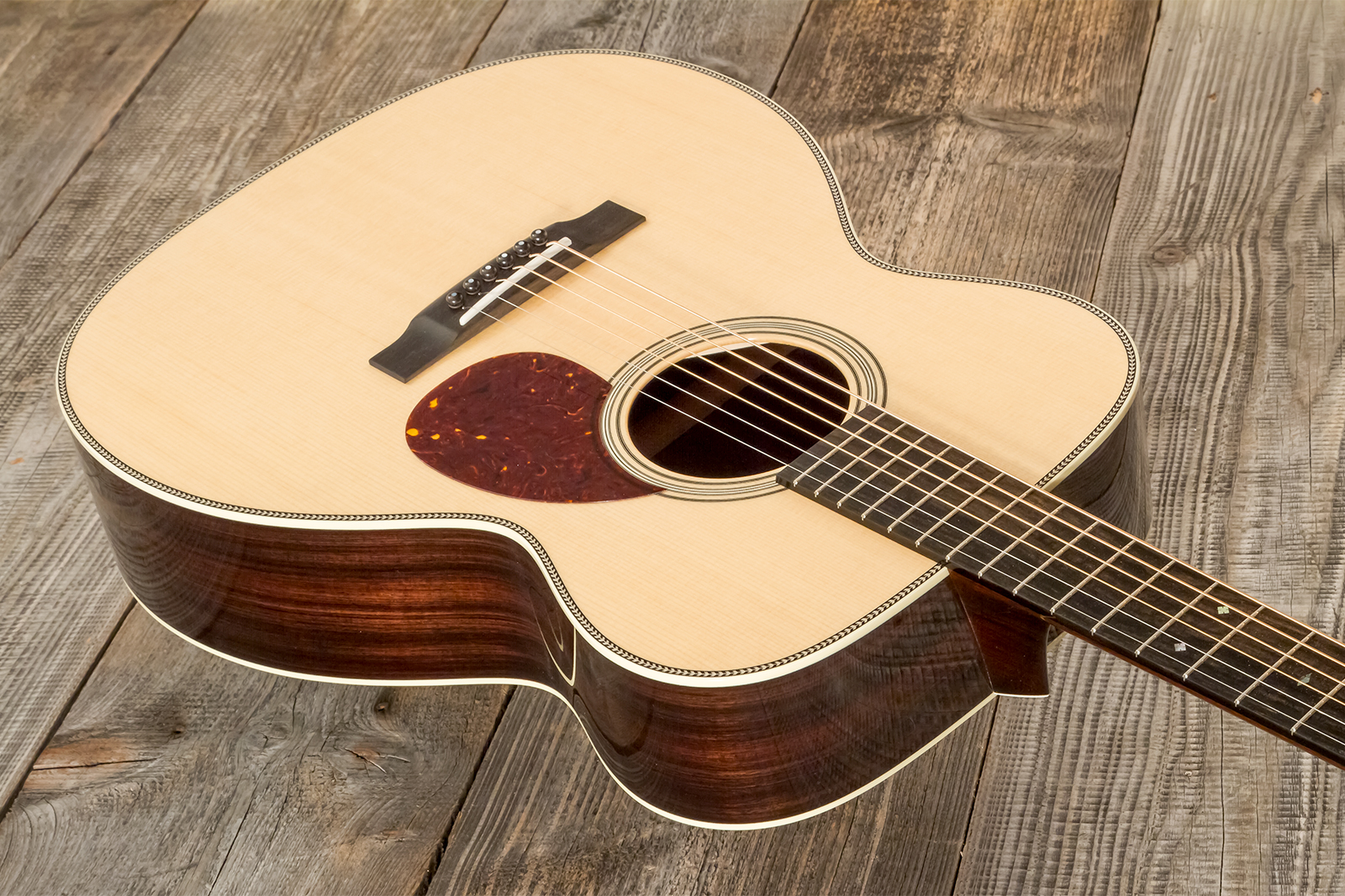 Collings Om2h Standard Orchestra Model Epicea Palissandre Eb #35207 - Natural High Gloss - Folk gitaar - Variation 2