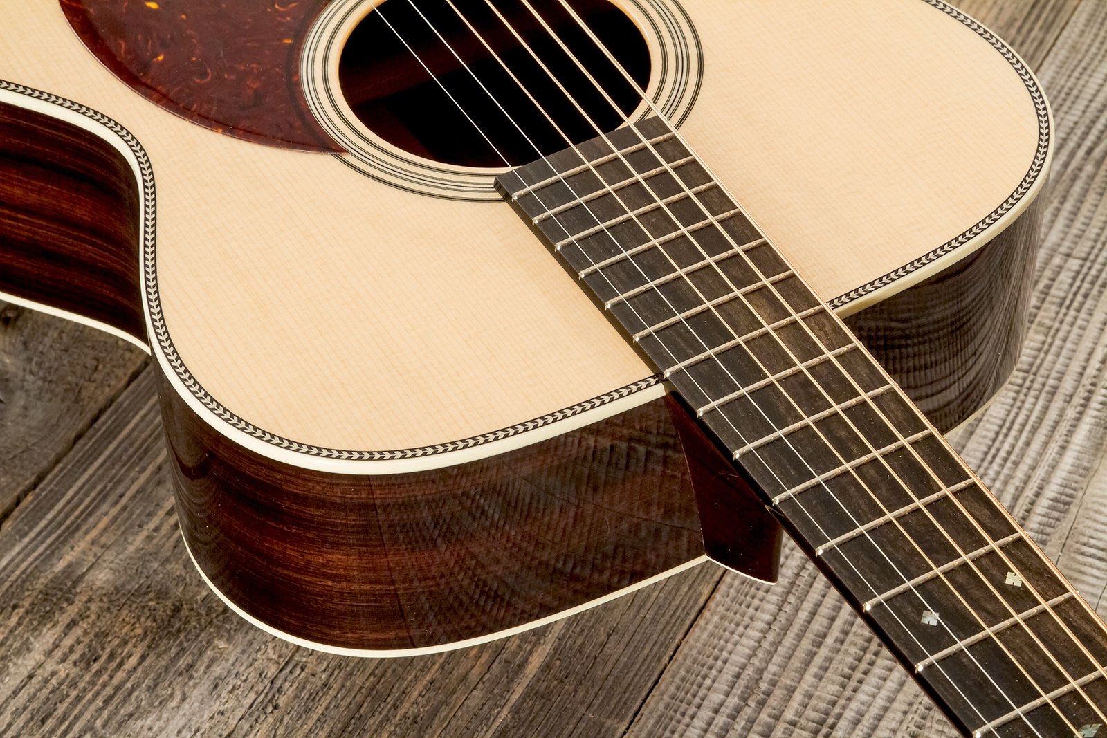 Collings Om2h Standard Orchestra Model Epicea Palissandre Eb #35207 - Natural High Gloss - Folk gitaar - Variation 4
