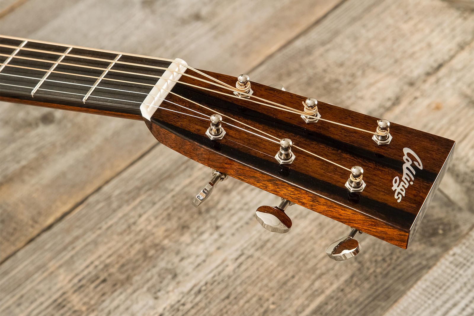 Collings Om2h Standard Orchestra Model Epicea Palissandre Eb #35207 - Natural High Gloss - Folk gitaar - Variation 6