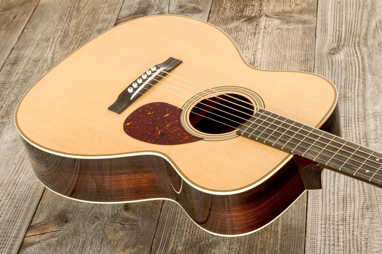 Collings Om2h T Traditional Orchestra Model Epicea Palissandre Eb #35208 - Natural High Gloss - Folk gitaar - Variation 2