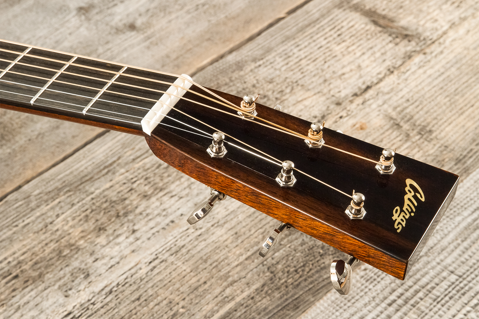 Collings Om2h T Traditional Orchestra Model Epicea Palissandre Eb #35208 - Natural High Gloss - Folk gitaar - Variation 6