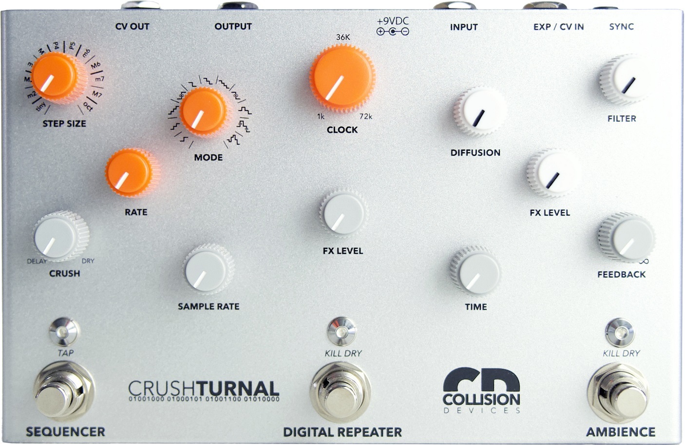 Collision Devices Crushturnal Reverb - Reverb/delay/echo effect pedaal - Main picture