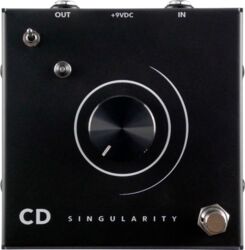 Overdrive/distortion/fuzz effectpedaal Collision devices Singularity Black