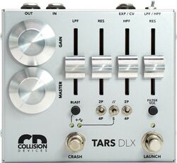 Overdrive/distortion/fuzz effectpedaal Collision devices Tars Deluxe