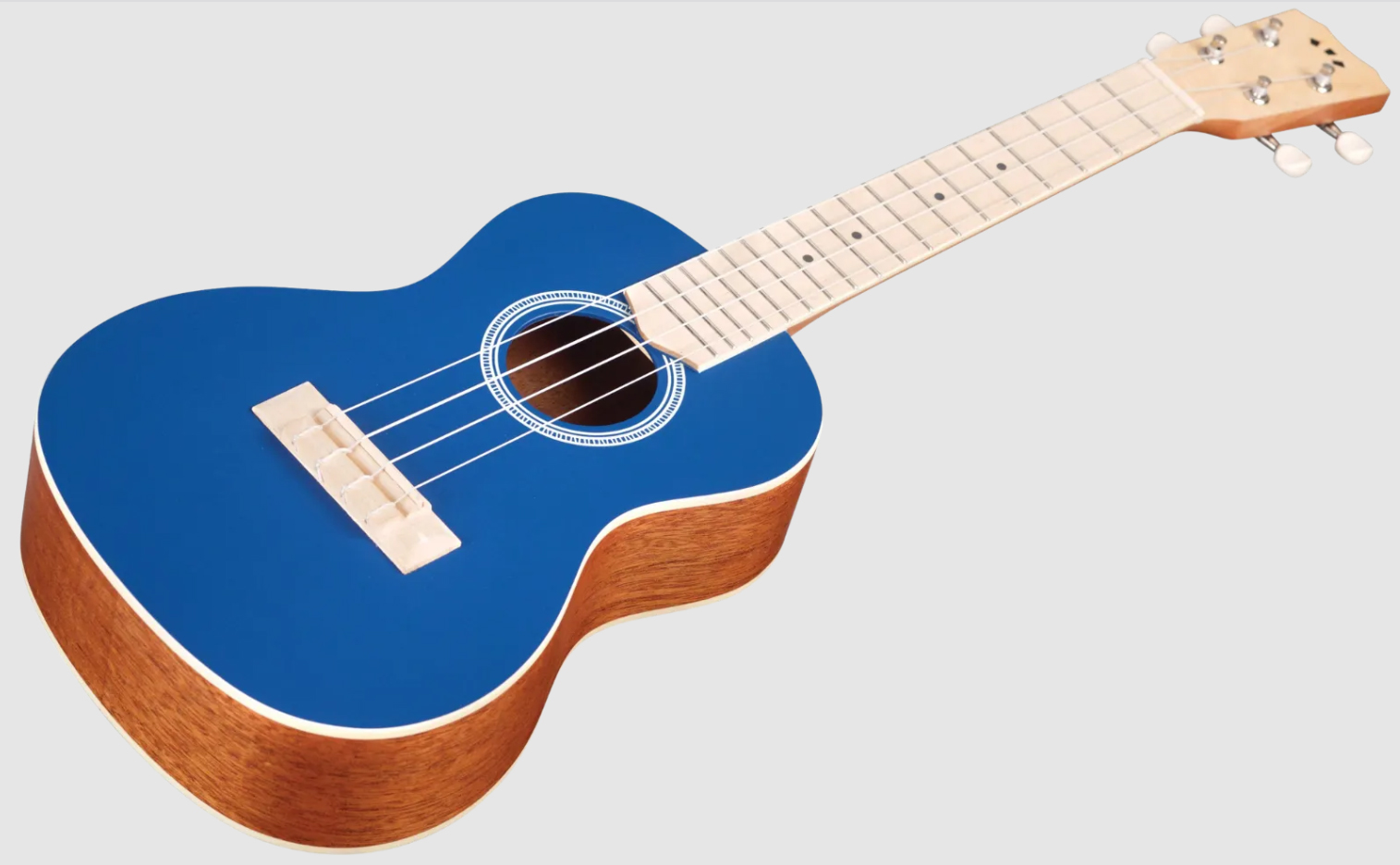 Cordoba 15cm Matiz Concert Tout Acajou Mn - Classic Blue Satin - Ukulele - Variation 2