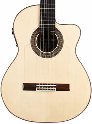 Klassieke gitaar 4/4 Cordoba España 55FCE Negra Ziricote +Case - Natural