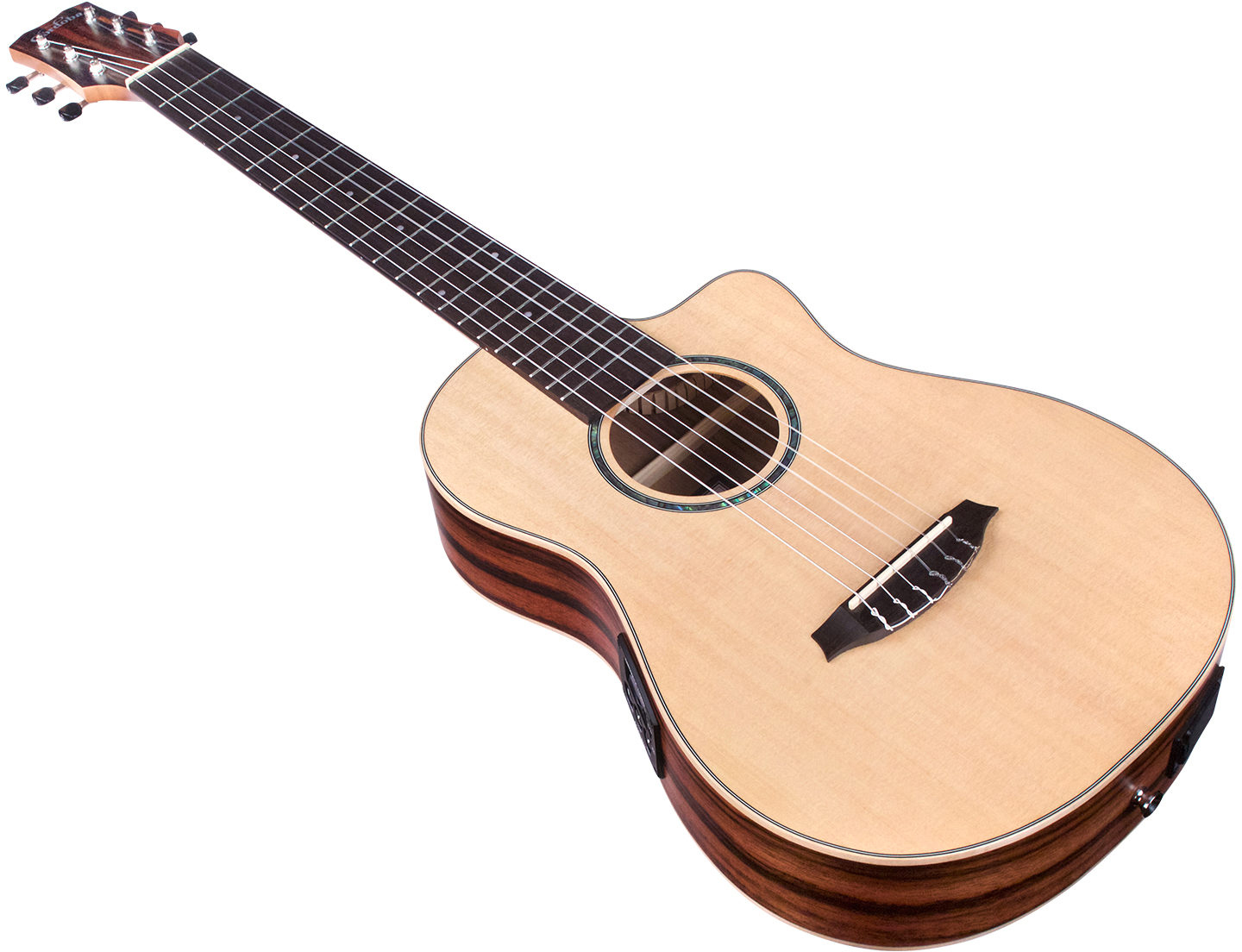 Cordoba Mini Ii Eb-ce Epicea Ebene Pf - Natural - Klassieke gitaar 1/2 - Variation 2