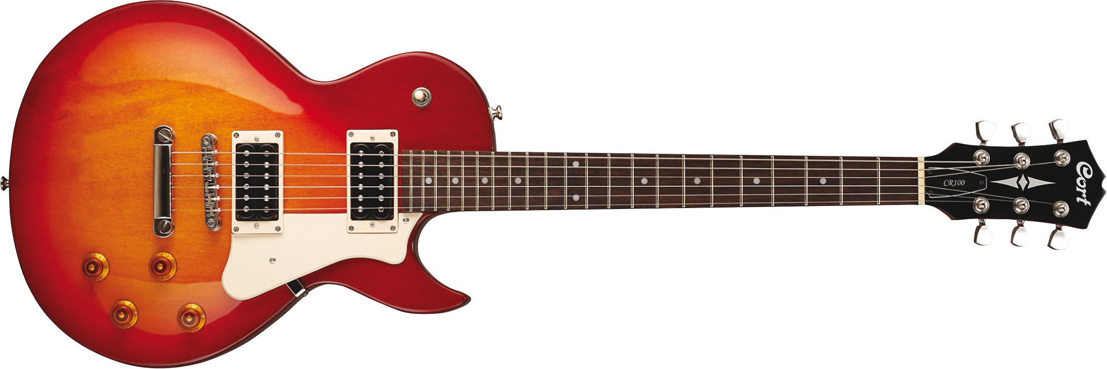 Cort Cr100 Crs Classic Rock Hh Ht - Cherry Red Sunburst - Enkel gesneden elektrische gitaar - Variation 1
