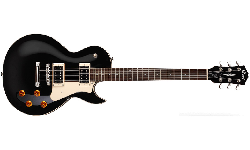 Cort Cr100 Bk Classic Rock Hh Ht - Black - Enkel gesneden elektrische gitaar - Variation 1