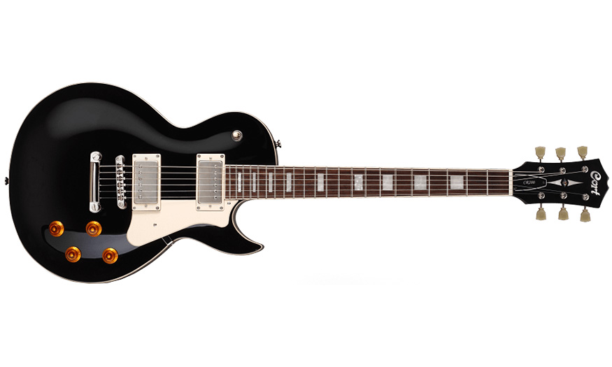 Cort Cr200 Bk Classic Rock Hh Ht - Black - Enkel gesneden elektrische gitaar - Variation 1