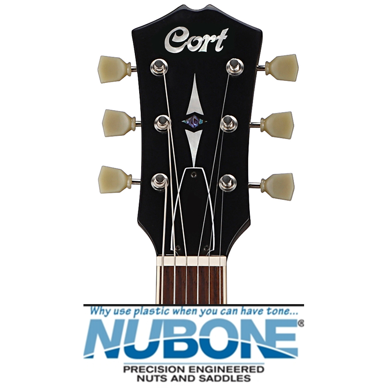 Cort Cr200 Bk Classic Rock Hh Ht - Black - Enkel gesneden elektrische gitaar - Variation 2