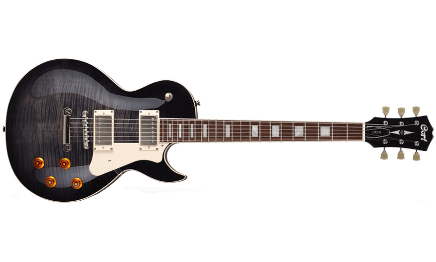 Cort Cr250 Tbk Classic Rock Hh Ht Jat - Trans Black - Enkel gesneden elektrische gitaar - Variation 2