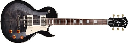 Cort Cr250 Tbk Classic Rock Hh Ht Jat - Trans Black - Enkel gesneden elektrische gitaar - Variation 1