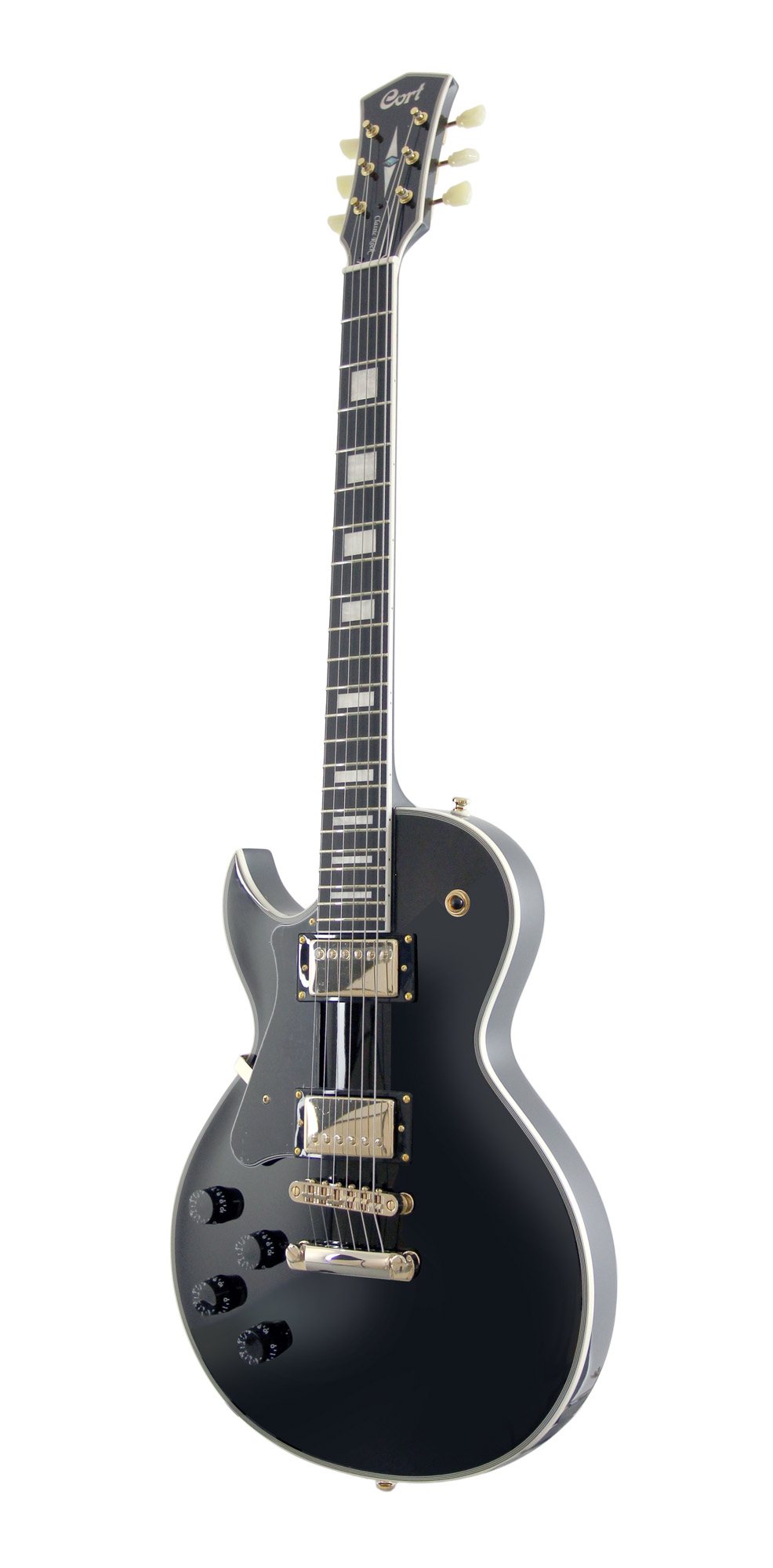 Cort Cr270 Gaucher Ht Hh Mi - Black - Single cut gitaar - Variation 1