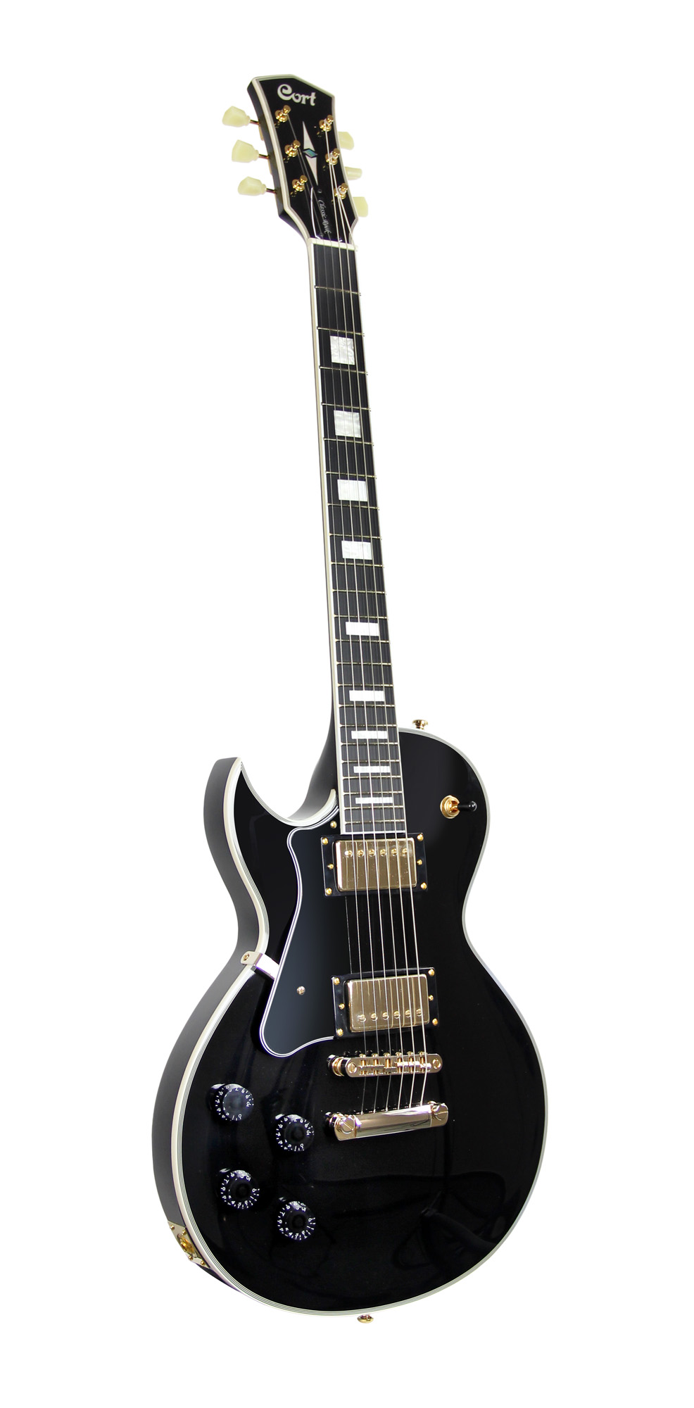 Cort Cr270 Gaucher Ht Hh Mi - Black - Single cut gitaar - Variation 3