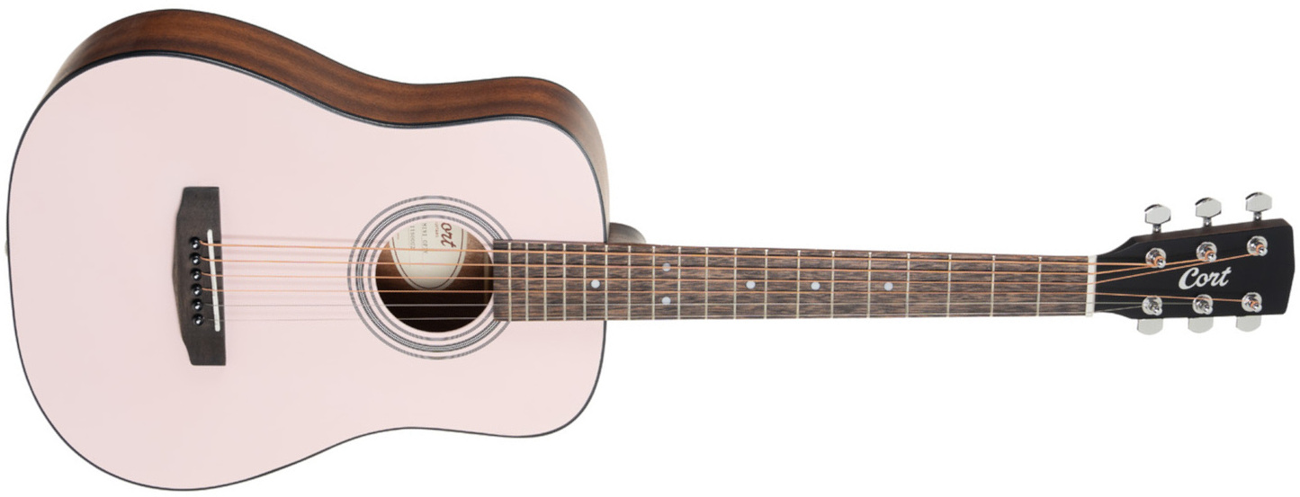 Cort Ad Mini Op Epicea Acajou Mer - Ivory - Folk gitaar - Main picture