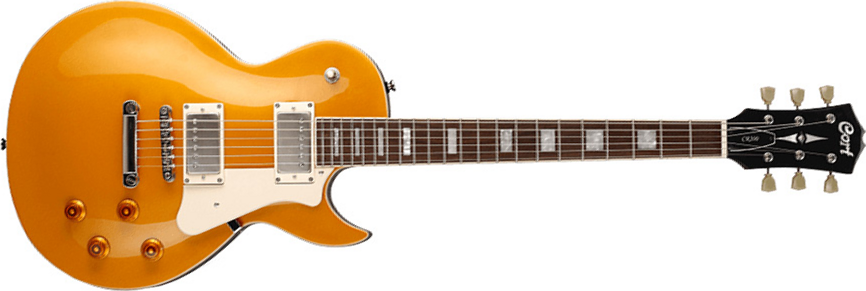 Cort Cr200 Gt Classic Rock - Gold Top - Enkel gesneden elektrische gitaar - Main picture