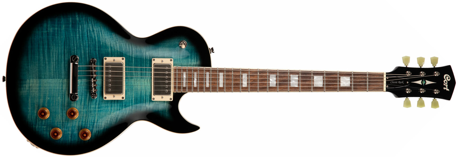 Cort Cr250 Dbb Classic Rock Ht Hh Jat - Dark Blue Burst - Enkel gesneden elektrische gitaar - Main picture