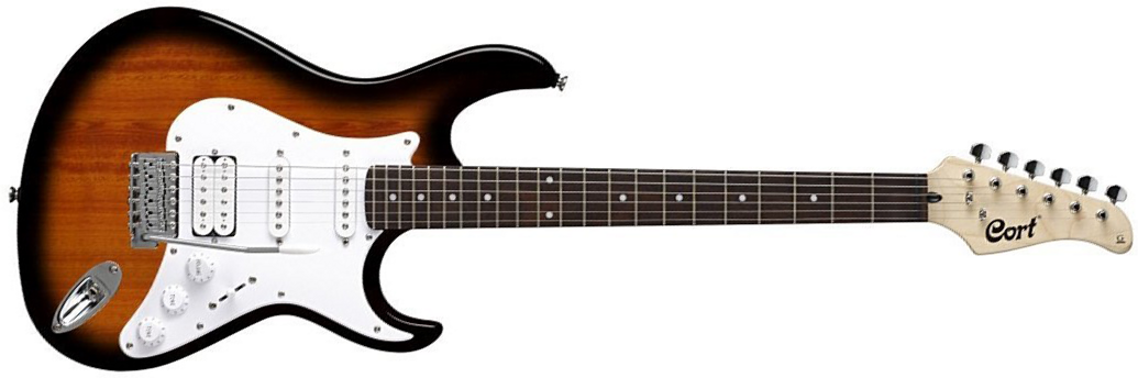 Cort G110 2ts Hss Trem - 2 Tone Sunburst - Elektrische gitaar in Str-vorm - Main picture
