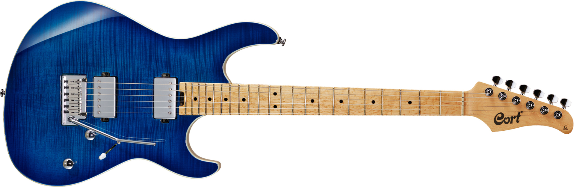 Cort G290 Fat Bbb Hh Trem Mn - Blue Burst - Elektrische gitaar in Str-vorm - Main picture