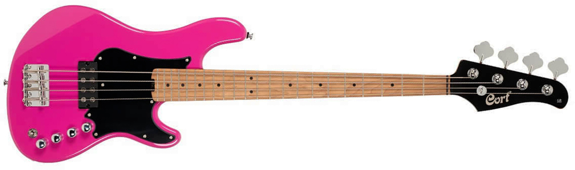 Cort Gb Short Scale Bass Shsc Active Mn - Fandango Purple - Solid body elektrische bas - Main picture