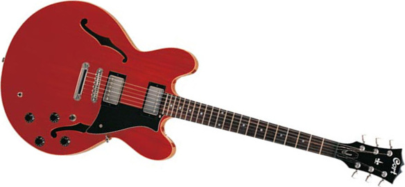 Cort Jazz Box Source Cherry Red - Cherry Red - Semi hollow elektriche gitaar - Main picture