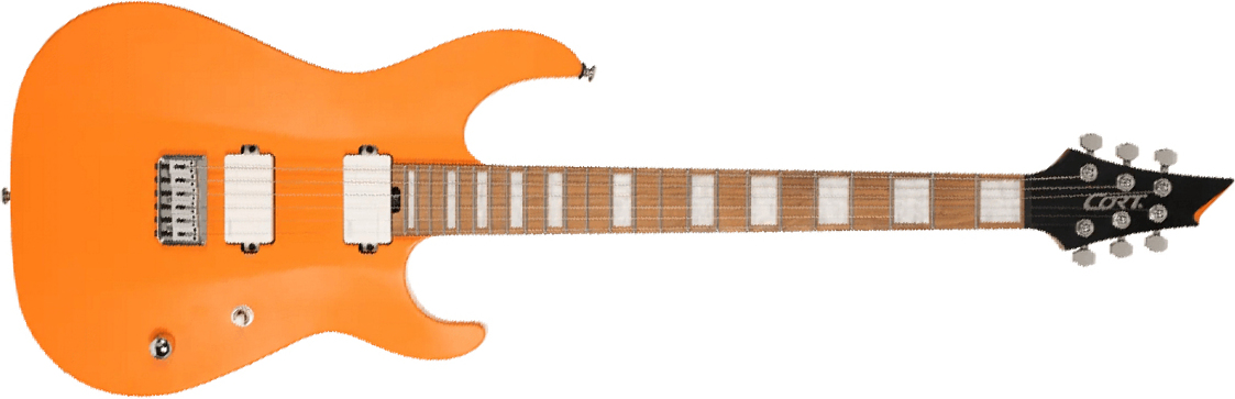 Cort Kx600 Infinite 2h Fishman Fluence Ht Mn - Orange Crush Satin - Elektrische gitaar in Strat vorm - Main picture