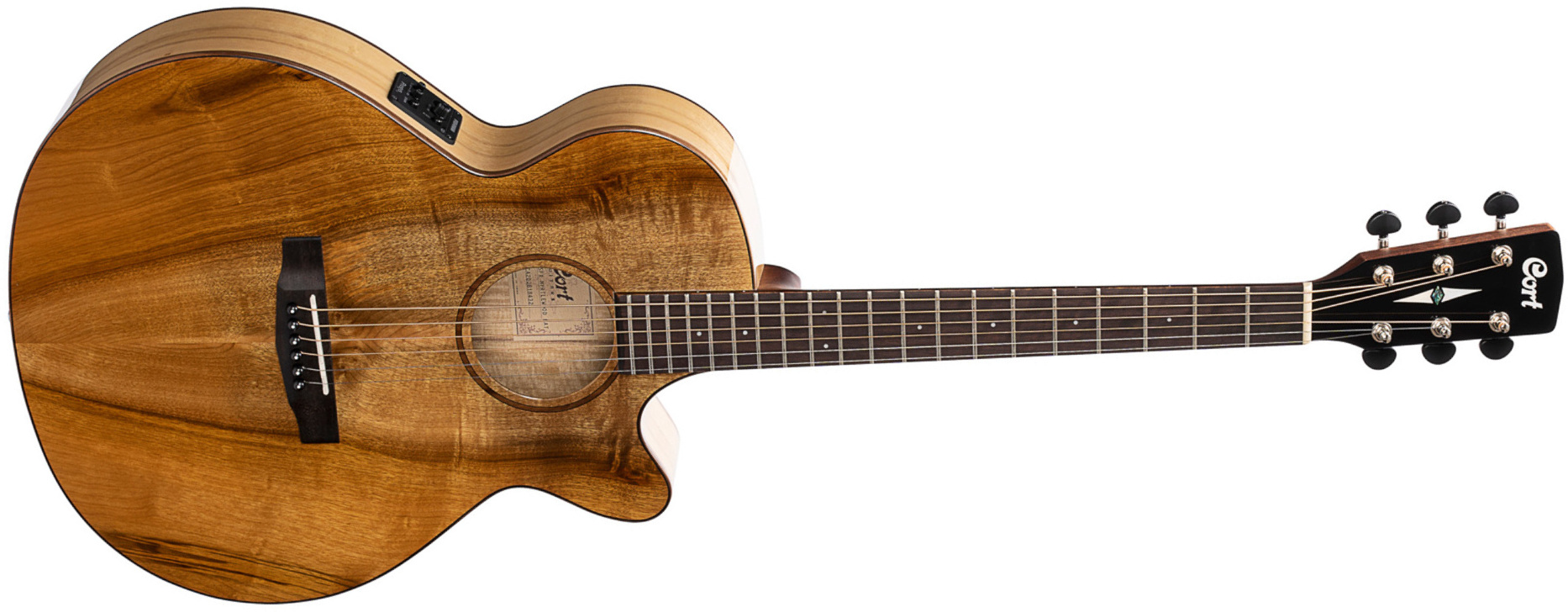 Cort Sfx Fishman Tout Myrtlewood Ov - Natural - Folk gitaar - Main picture