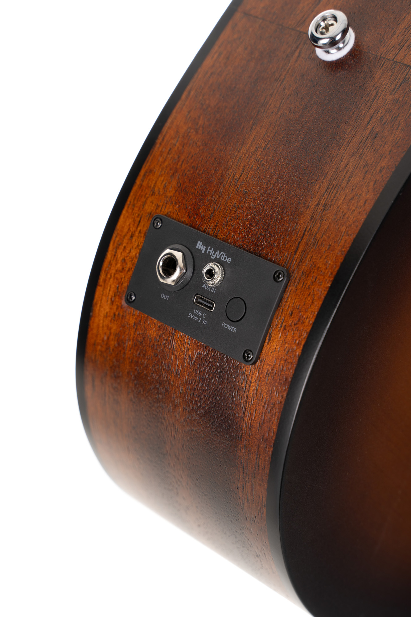 Cort Earth Go Hyvibe Epicea Acajou Lau - Brown Burst - Folk gitaar - Variation 2