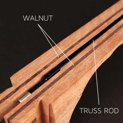 Cort Flow Oc Om Cw Cedre Acajou Eb - Natural Satin - Folk gitaar - Variation 11