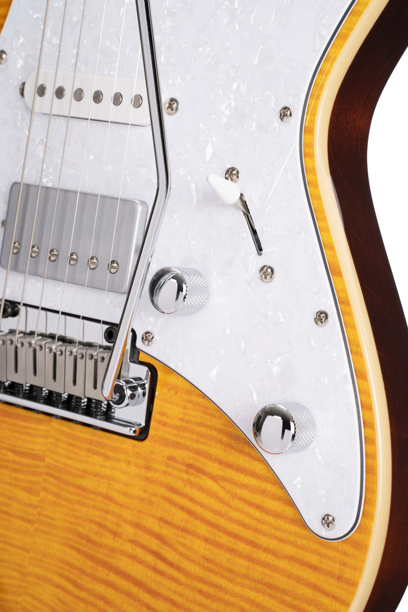 Cort G280 Seam Hss Trem Rw - Amber - Elektrische gitaar in Str-vorm - Variation 2