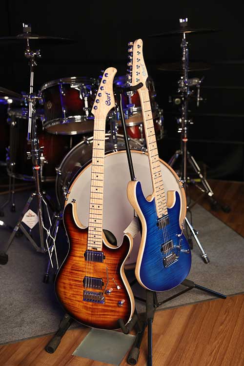 Cort G290 Fat Bbb Hh Trem Mn - Blue Burst - Elektrische gitaar in Str-vorm - Variation 5