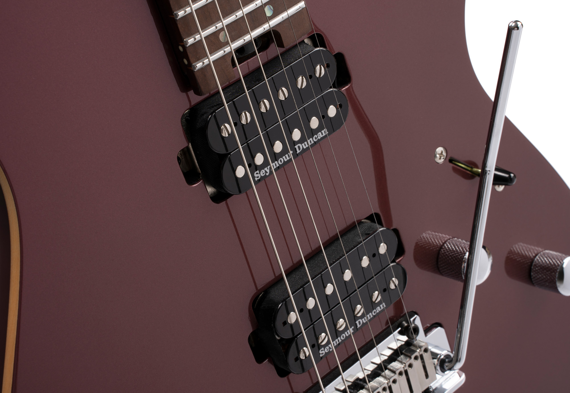 Cort G300 Pro Hh Trem Mn - Vivid Burgundy - Elektrische gitaar in Str-vorm - Variation 2