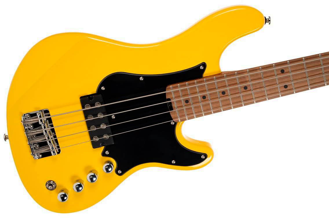 Cort Gb Short Scale Bass Shsc Active Mn - Yellow Crush - Solid body elektrische bas - Variation 2