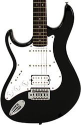 Linkshandige elektrische gitaar Cort G110G BK Gaucher - Black