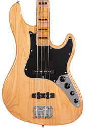 Solid body elektrische bas Cort GB64JJ - natural
