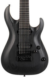 7-snarige elektrische gitaar Cort KX707 EverTune - Open pore black