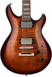 Double cut gitaar Cort M600 - Tobacco sunburst