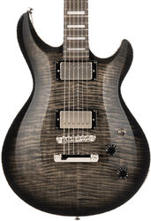 Double cut gitaar Cort M600 - Trans black burst