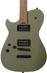 Televorm elektrische gitaar Cort Meta Matthew Bellamy MBM-2H-LH - Satin olive green