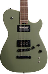 Televorm elektrische gitaar Cort Meta Matthew Bellamy MBM-2H Sustainiac - Satin olive green