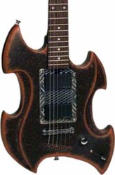 Metalen elektrische gitaar Cort Moscato 2 Ltd - Dark brown