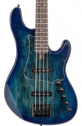 Solid body elektrische bas Cort GB-Fusion 4-String - Blue burst