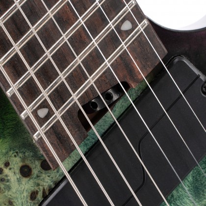 Cort Kx507 Multi Scale 7c Hh Fishman Fluence Ht Eb - Star Dust Green - 7-snarige elektrische gitaar - Variation 2