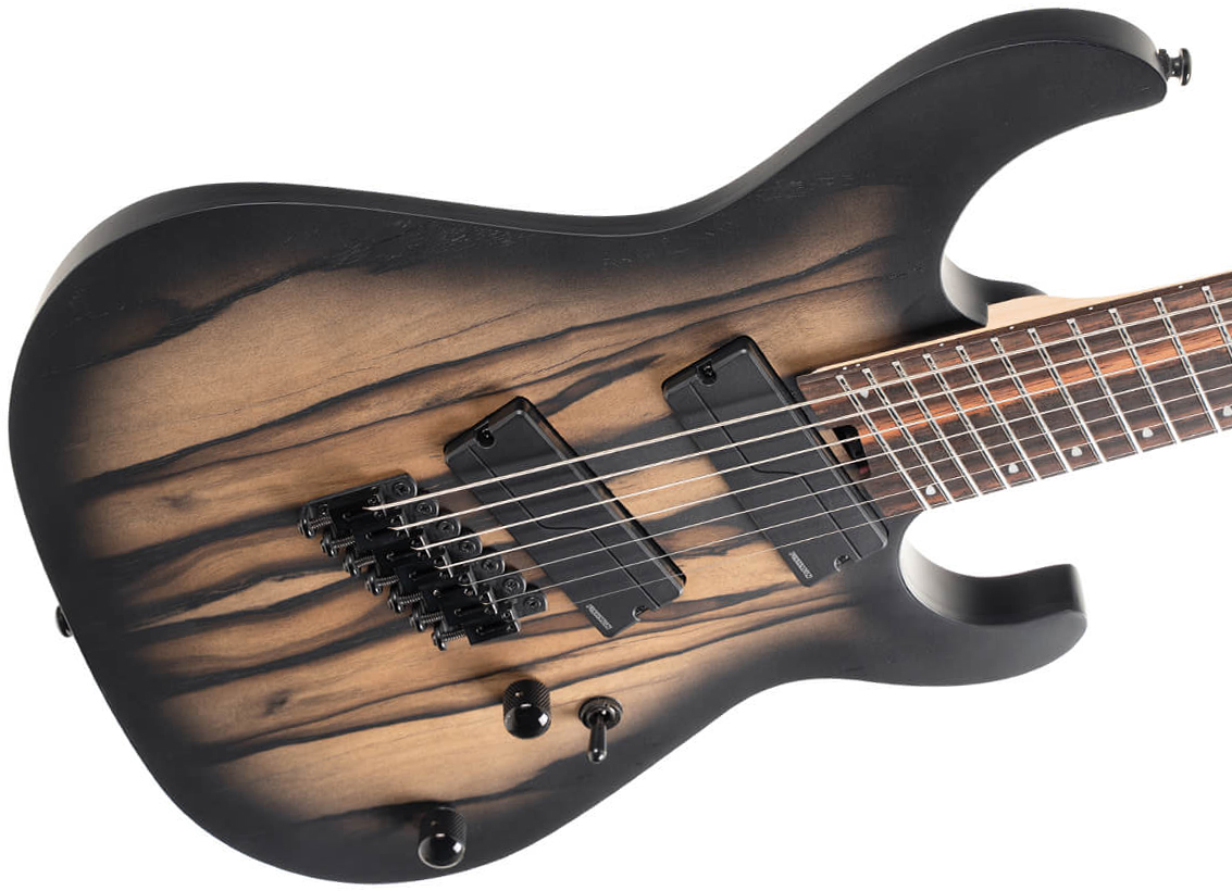 Cort Kx507ms Multiscale 7c 2h Fishman Fluence Ht Eb - Natural Black Burst - Multi-scale gitaar - Variation 2