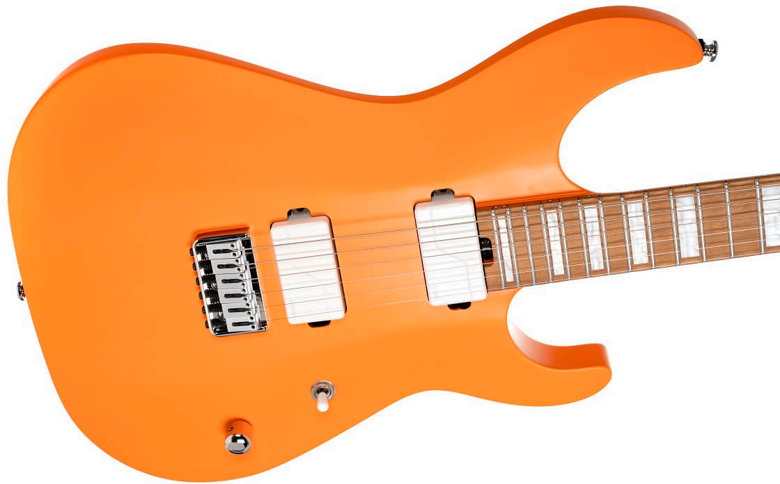 Cort Kx600 Infinite 2h Fishman Fluence Ht Mn - Orange Crush Satin - Elektrische gitaar in Strat vorm - Variation 2
