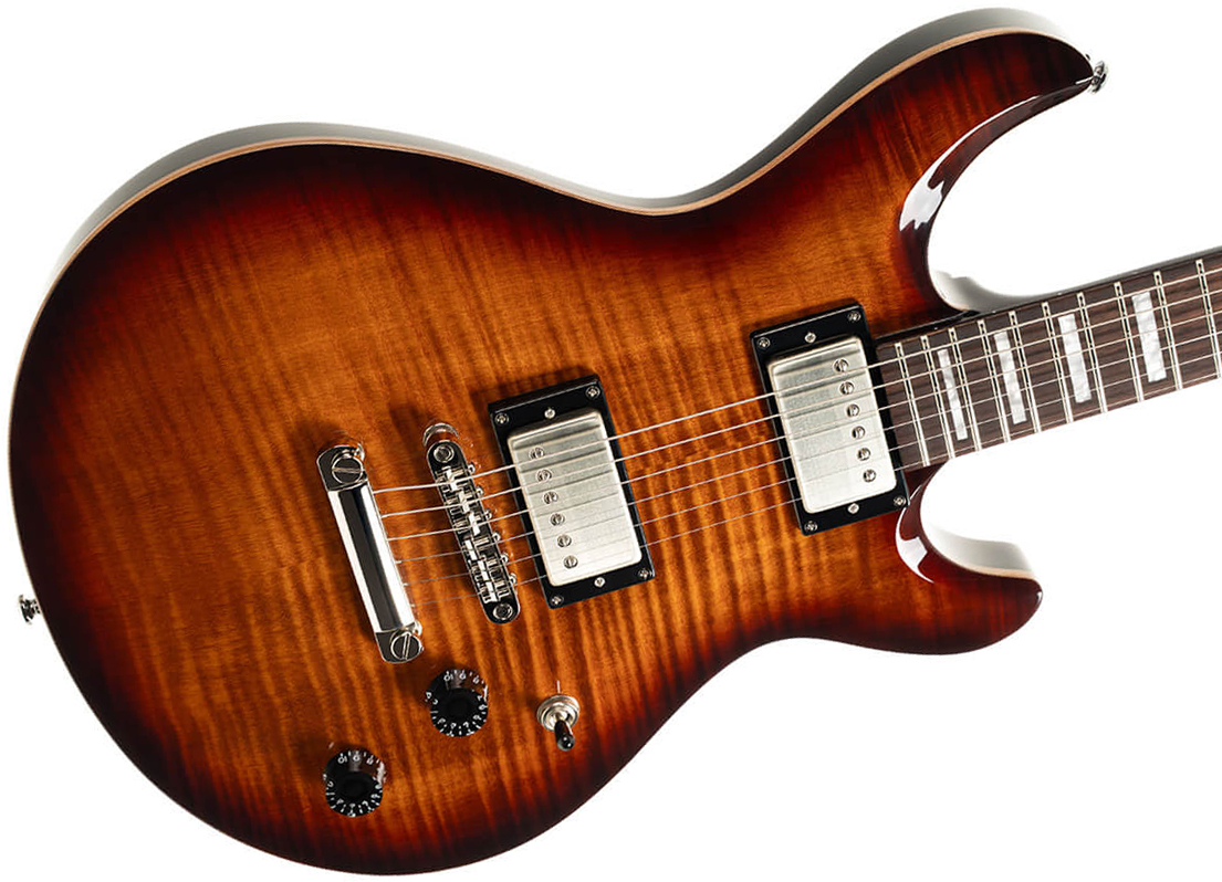 Cort M600 2h Ht Rw - Tobacco Sunburst - Double cut gitaar - Variation 2