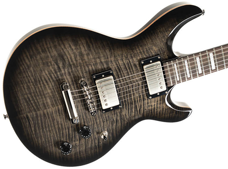 Cort M600 2h Ht Rw - Trans Black Burst - Double cut gitaar - Variation 2